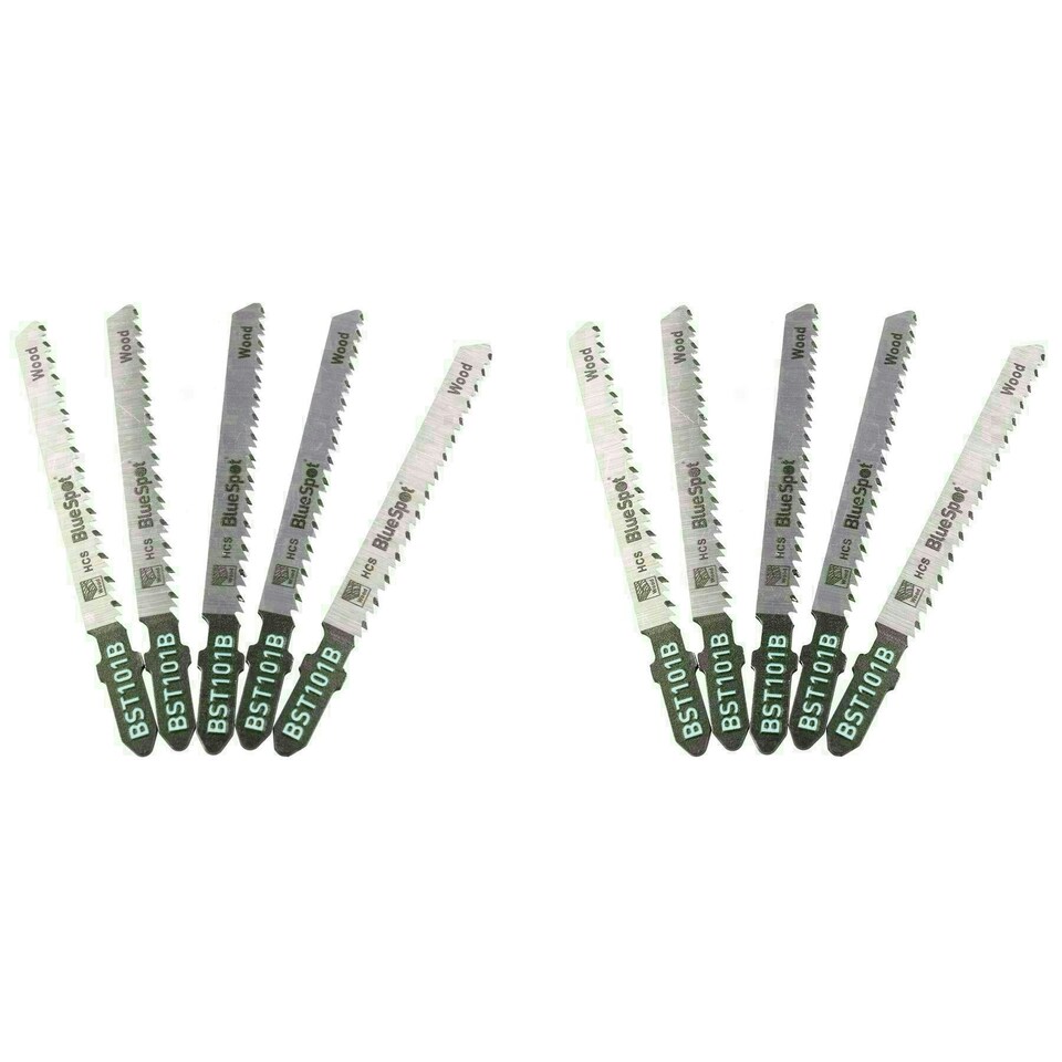 image 1 of Jigsaw Jig Saw Blades with a T Shank For Cutting Wood Plastics 10 TPI 10 Pack