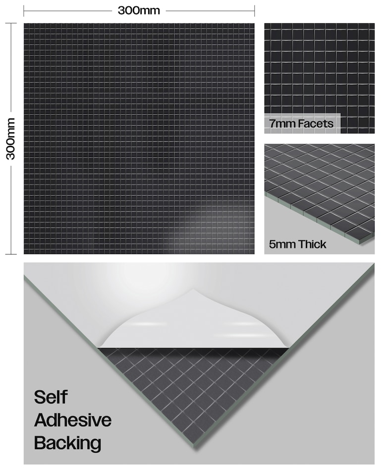 image 1 of FX Lab Glass Mirror Sheets - 300mm x 300mm