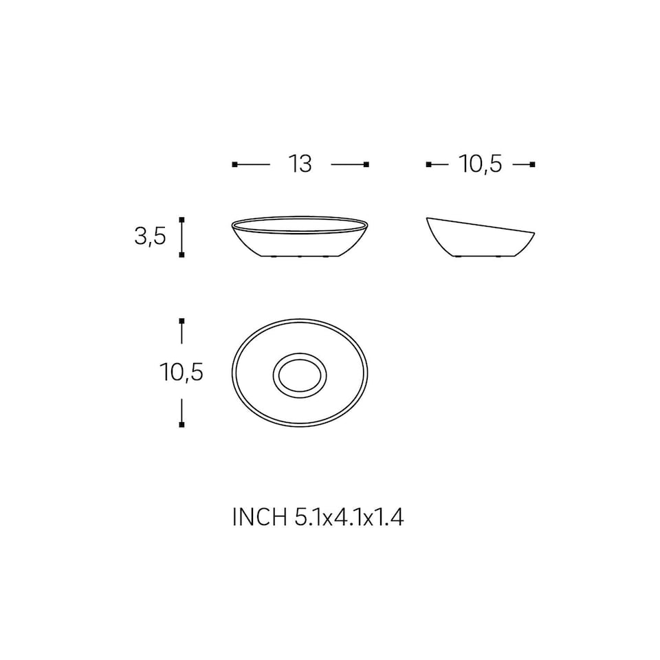 image 1 of COSMIC Soap dish, Ivory, Unique design, Soft-finish coating, Saku Collection