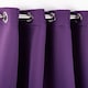 image 1 of Woven Thermal Blackout Eyelet Curtains Amethyst 168cm x 228cm