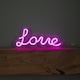 image 2 of 30cm Light up Neon Effect Love Sign in Pink with 111 LEDs