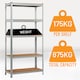 image 5 of Racking Shelf Heavy Duty 5 Tier Garage Shelving Storage Shelves Unit 180x90x40cm Set OF 2