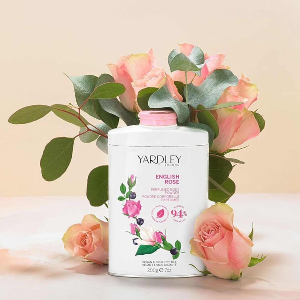 image 1 of Yardley London English Rose Perfumed Body Powder 200g