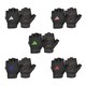 image 2 of Adidas Essential Adjustable Training Gloves, Aeroready Cooling, Padded Suede Palms. | Multi | White | L