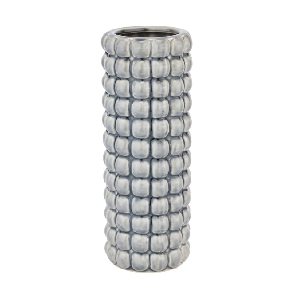 image 1 of Seville Collection Bubble Vase - Ceramic - L12 x W12 x H32 cm Grey