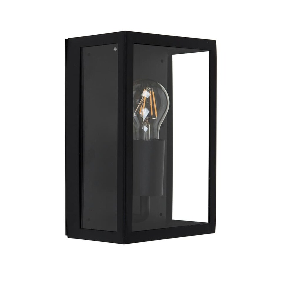 image 1 of ValueLights Tideswell Black Outdoor Wall Light