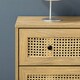 image 7 of HOMCOM Chest of Drawers, 4 Drawer Unit Storage Organiser with Rattan Element