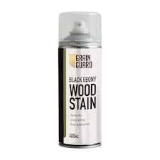 Grain Guard Water Based Wood Stain Spray - Black Ebony - 400ml