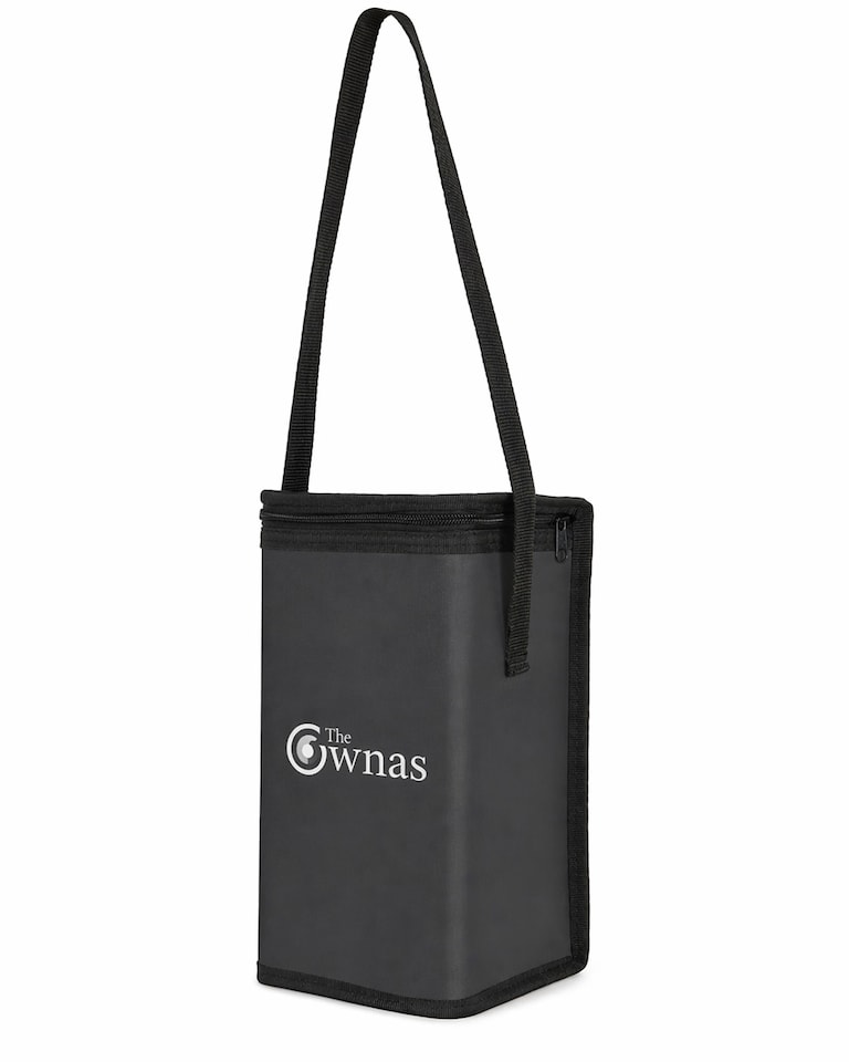 image 1 of Camp&Fire Cooler Bag. 6L Insulated Thermal Bag with Shoulder Strap for Picnic, Travel and Camping. | Black | 1