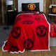 image 3 of Manchester United FC Sherpa Backed Fleece Blanket