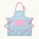 image 1 of Homescapes Birds and Flowers Pink Cotton Apron
