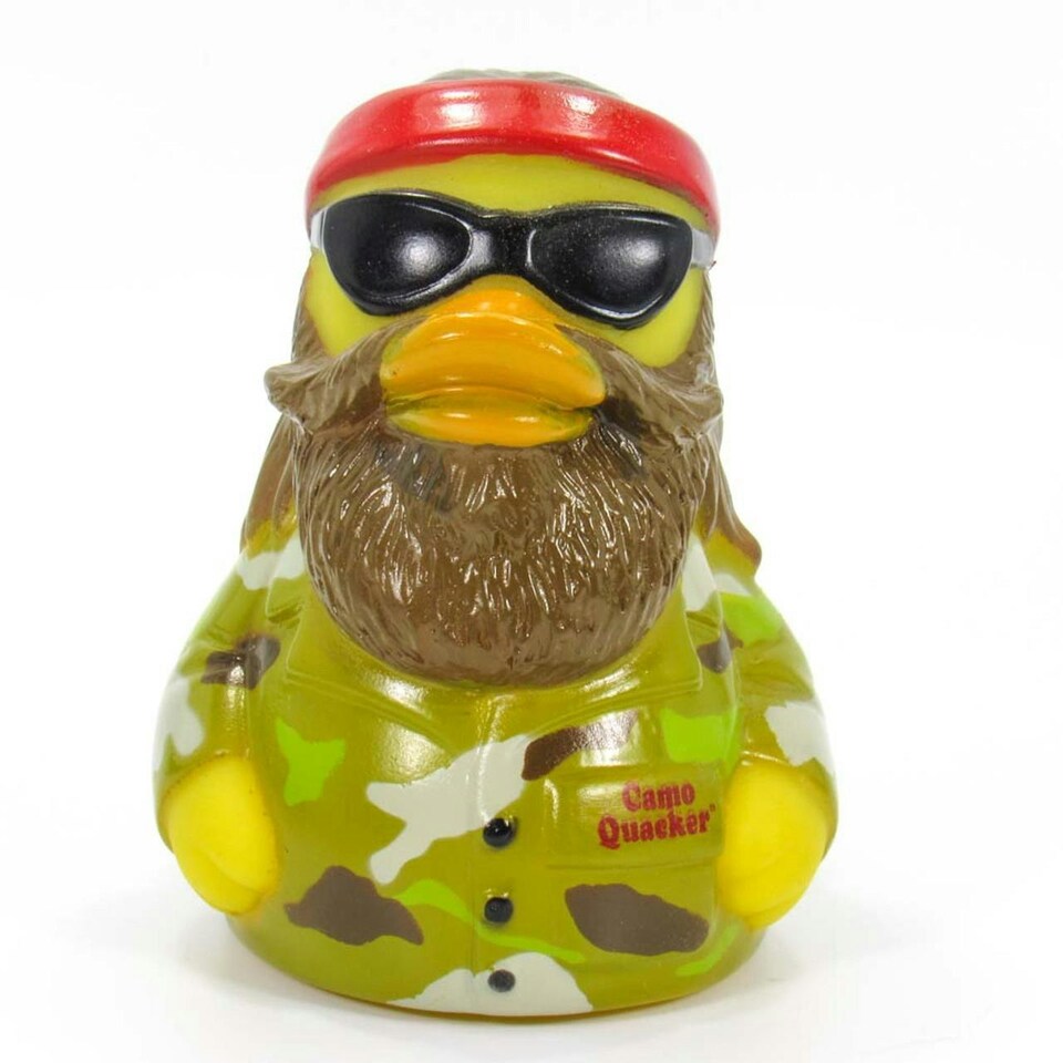 CelebriDucks Novelty Bath Duck Camo Quakers