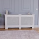 image 2 of Vida Designs Oxford Radiator Cover Painted MDF Cabinet, White, 172cm