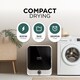 image 3 of DMD 3kg Mini Compact Vented Tumble Dryer, 3 Temperature Settings, Countertop or Wall Mounted, 180mins Timer, Stainless Steel Tub
