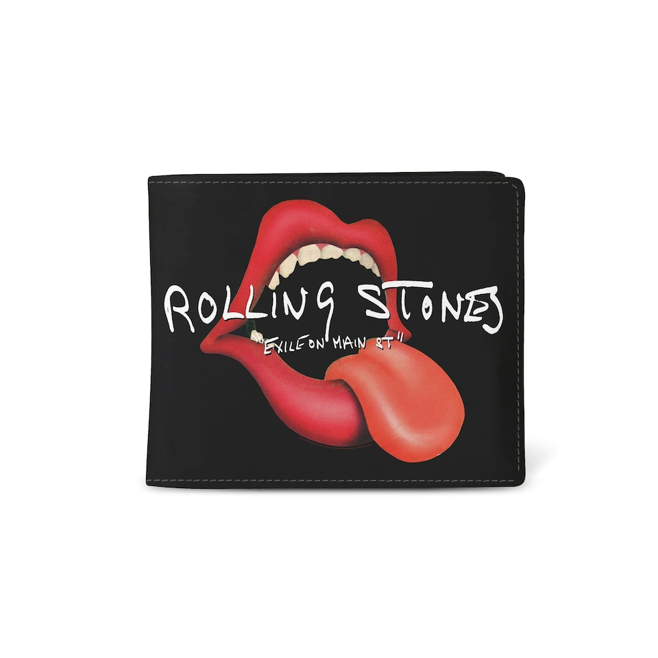 Rocksax The Rolling Stones Wallet - Exile On Main Street Black