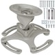 image 1 of Projector Ceiling Mount - universal fit, tilt and 360 degree swivel, 30 kg capacity | Silver | grey | 23,50 x 12 x 0,20 cm | 1