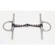 image 2 of Shires Sweet Iron Horse Full Cheek Snaffle Bit - Black - 4.5in