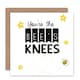 image 1 of Love Bees Knees Bee Flower New Friend Friendship Card