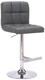 image 1 of Allegro Breakfast Bar Stool, Height Adjustable Swivel Gas Lift, Kitchen Bar & Home Barstool | Grey | Charcoal Grey