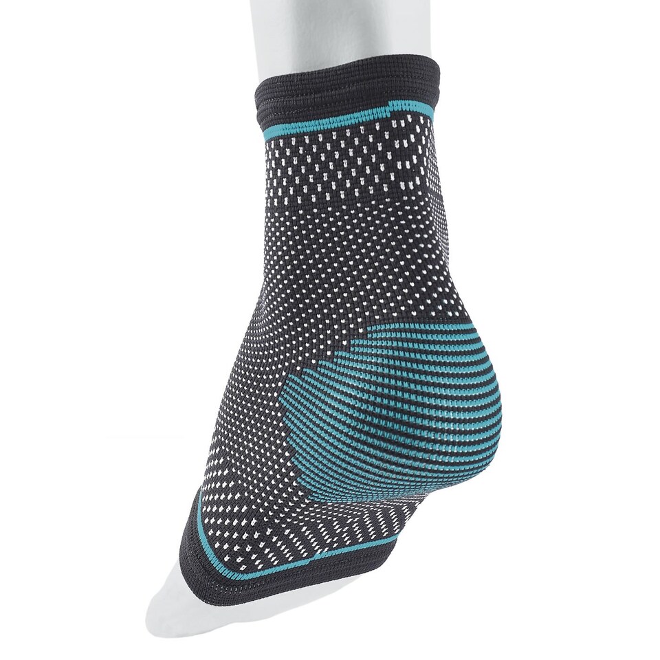 image 1 of Ultimate Performance Ultimate Compression Elastic Ankle Support, Small, Black/Blue,6-8 UK