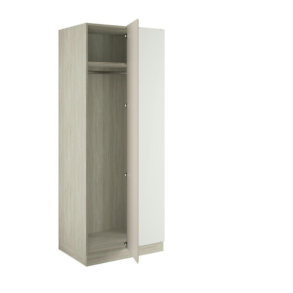 image 1 of J-Pull Handleless Cashmere Blind Corner Wardrobe Brown