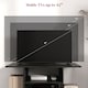 image 7 of HOMCOM Modern TV Cabinet Stand Storage Shelves Table Mobile Bedroom Furniture Bookshelf Bookcase Black