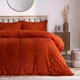 image 7 of OHS Ultra Soft Cable Knit Sherpa Fleece Duvet Set Green | Woodland Green | King