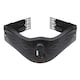 image 1 of Velociti Lusso Leather Anatomical Horse Girth - Black - 44in