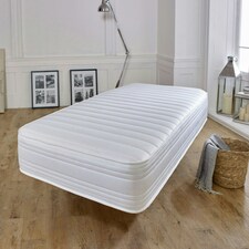 Straight Line Hybrid Mattress - Memory Foam & Spring Support White | Small Double
