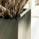 image 4 of Primrose Fibreglass Tall Trough Planter in Matt Black 90cm