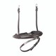 image 1 of Velociti Leather Dressage Horse Flash Noseband - Havana - Cob