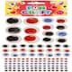 image 2 of Googly Eyes Craft Kit (Assorted Colours and Sizes)