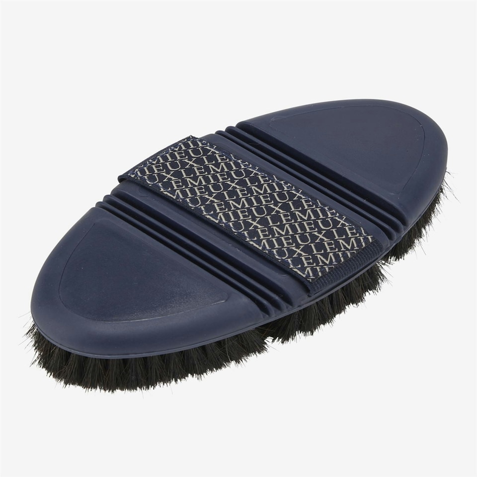 image 1 of LeMieux Flexi Horse Hair Body Brush Black | One Size
