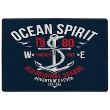 Ocean Spirit (Rug) Blue | Small: 60x110cm
