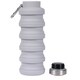 image 4 of Trespass Vavo Foldable Silicone Water Bottle | Grey | Platinum | 1