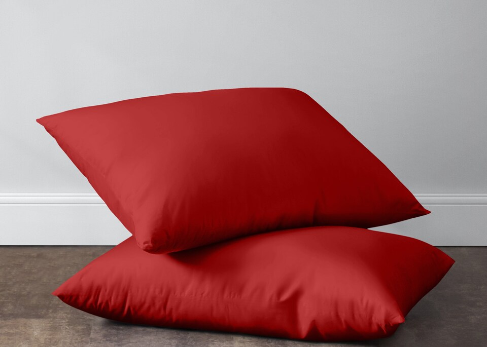 image 1 of Velosso Plain Dyed Pillowcase Pair