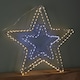 image 9 of 38cm LED Dewdrop Double Star Indoor Outdoor Christmas Decoration in White and Warm White