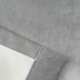 image 4 of Oxford Grey Velvet Curtains 90 x 90 inch (229 x 229 cm) 100% Blackout Pencil Pleat Thermal Noise Reducing Curtains for Bedroom and Living Room