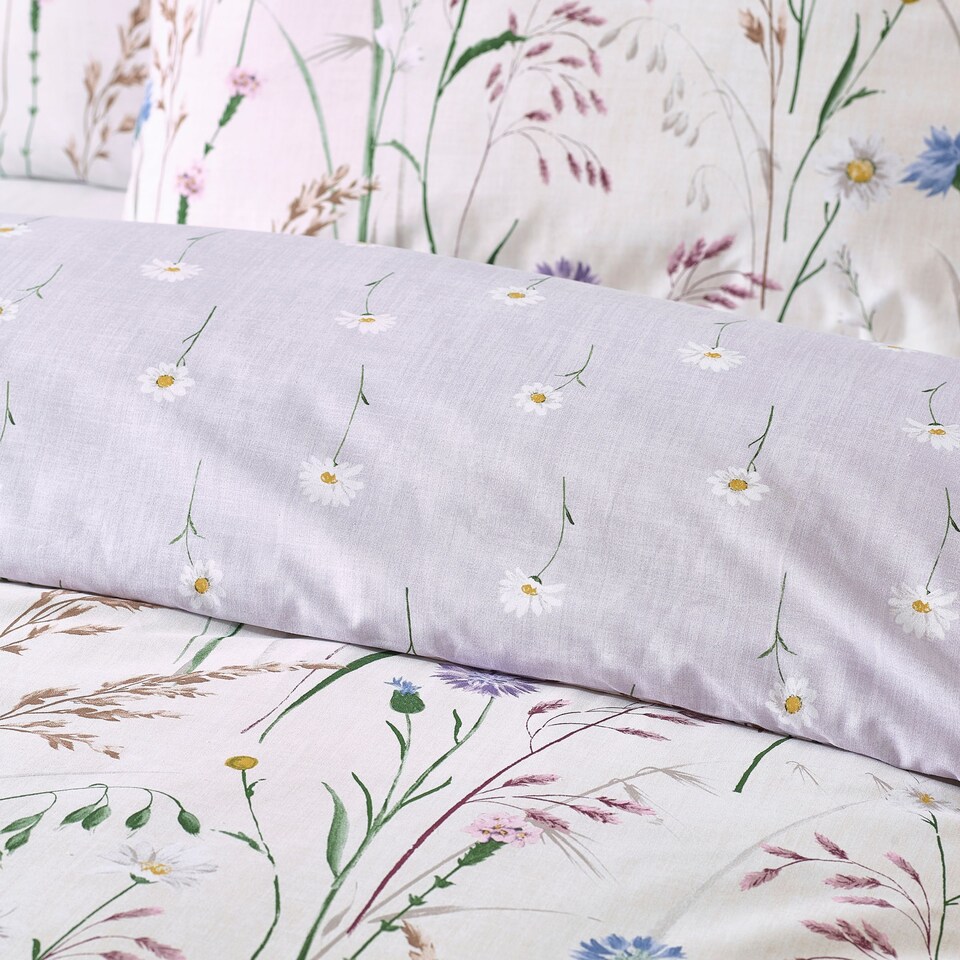 image 1 of Grasmere Floral Reversible Duvet Cover Set | Purple | Lilac