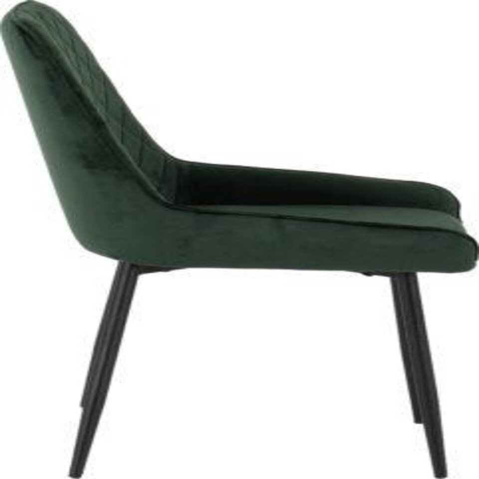 image 1 of Athens Dining Set with 4 Avery Velvet Chairs Green | Concrete Effect/Emerald Green