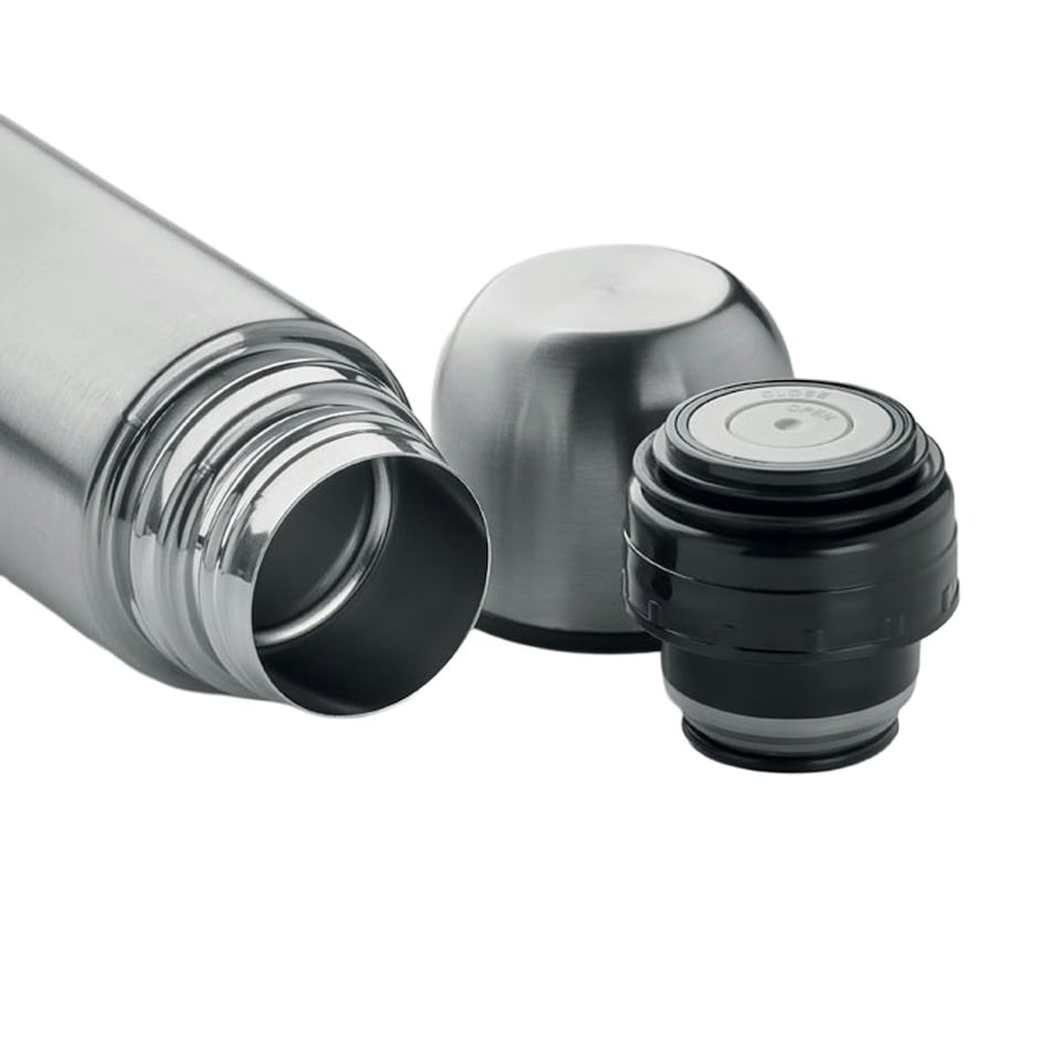 image 1 of MidOcean Mahua Double-Walled 500ml Bottle - Matt Silver Grey - One Size Grey | One Size