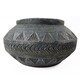 image 1 of 21cm x 40cm Large Grey Gliese Triangle Planter | Grey