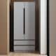 image 1 of FWStyle Lania Ripple Ridged 2 Door 2 Drawer Combination Wardrobe Matt Grey Grey