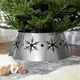 image 2 of HOMCOM Christmas Tree Base Cover with Hollow Snowflake Patterns Xmas Decoration
