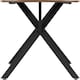 image 5 of Athens Dining Set with 4 Avery Velvet Chairs Grey | Medium Oak/Grey