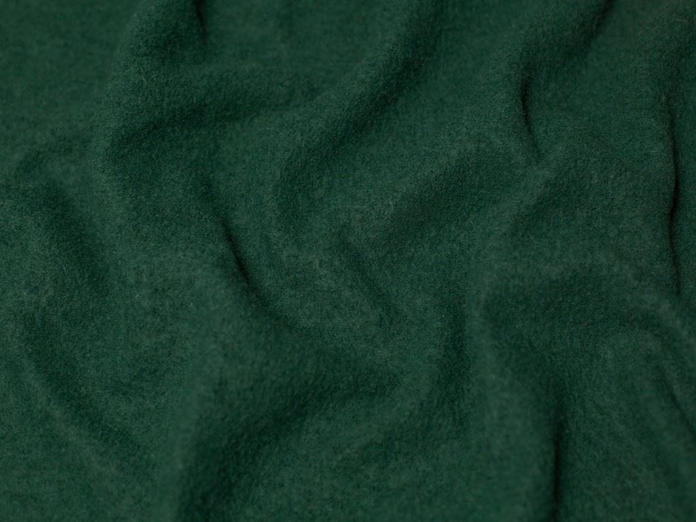 Minerva Core Range Green 100% Pure Boiled Wool Coating Fabric for Dressmaking, 140cm / 55" Wide - per metre