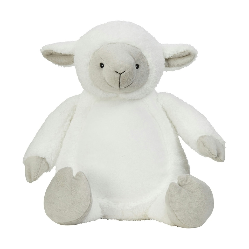 image 1 of Mumbles Zippie Lamb Plush Toy - Cream - 42cm
