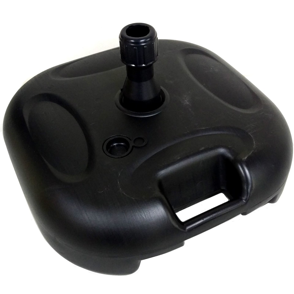 image 1 of Gr8 Garden Large 20L Black Plastic Parasol Base Umbrella Stand Sunshade Holder