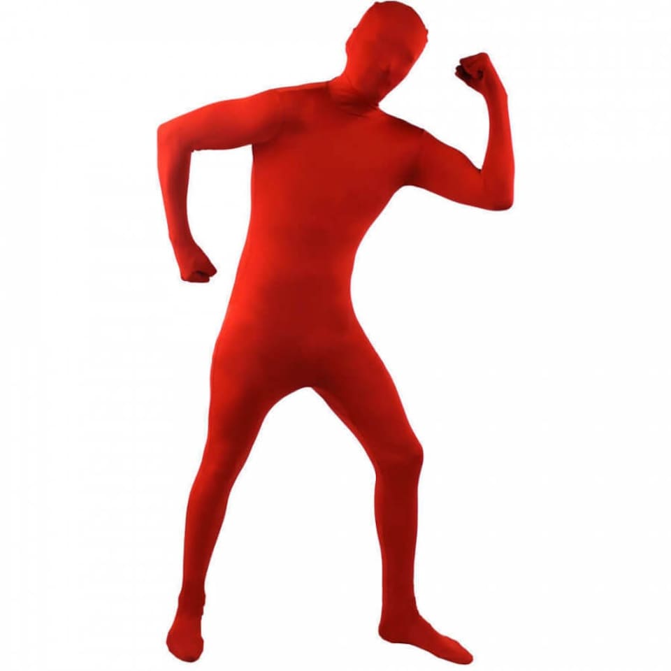 image 1 of Adults Red Skin Suit Red | S