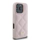 image 2 of Guess Quilted Metal Logo Case for iPhone 16 Pro Max 6.9 Pink